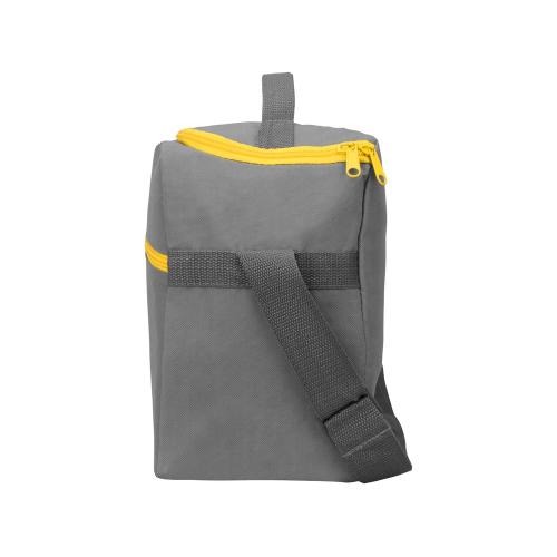 Изотермическая сумка-холодильник Classic c контрастной молнией; - купить подарки с логотипом в Воронеже