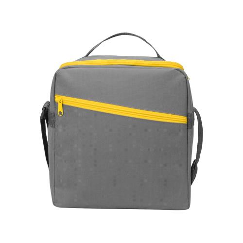 Изотермическая сумка-холодильник Classic c контрастной молнией; - купить именные сувениры в Воронеже