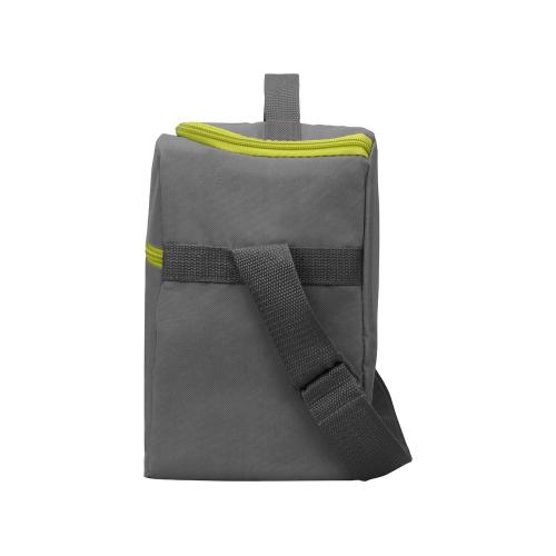 Изотермическая сумка-холодильник Classic c контрастной молнией; - купить подарки с логотипом в Воронеже