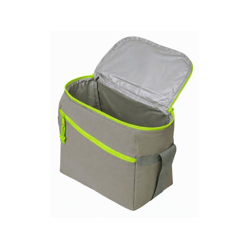 Изотермическая сумка-холодильник Neo Classic c контрастной молнией; - купить именные сувениры в Воронеже