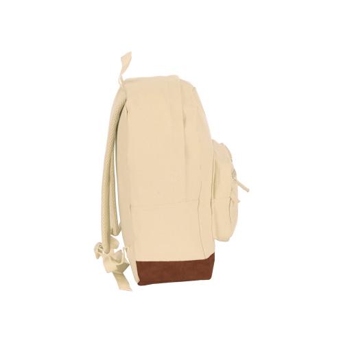 Рюкзак Shammy с эко-замшей для ноутбука 15; - купить подарки с логотипом в Воронеже