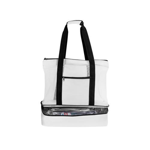 Сумка для шопинга и пляжа Coolmesh с изотермическим отделением внизу; - купить именные сувениры в Воронеже