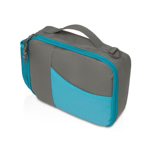 Изотермическая сумка-холодильник Breeze New для ланч-бокса, серый/голубой