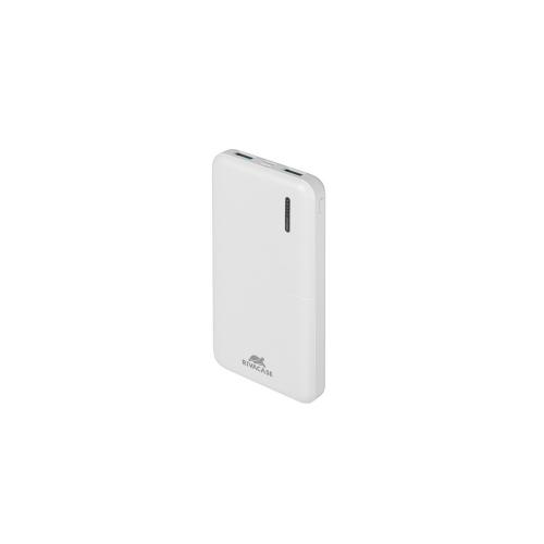 RIVACASE VA2532 (10000 мАч) QC/PD 20W внешний аккумулятор с дисплеем, белый 12/48