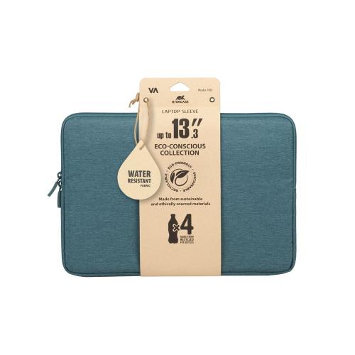 RIVACASE 7703 aquamarine ECO чехол для ноутбука 13.3-14 / 12; - купить подарки с логотипом в Воронеже