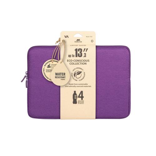RIVACASE 7703 violet ECO чехол для ноутбука 13.3-14 / 12; - купить подарки с логотипом в Воронеже