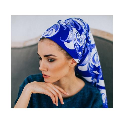 Платок Гжель; - купить необычные сувениры в Воронеже