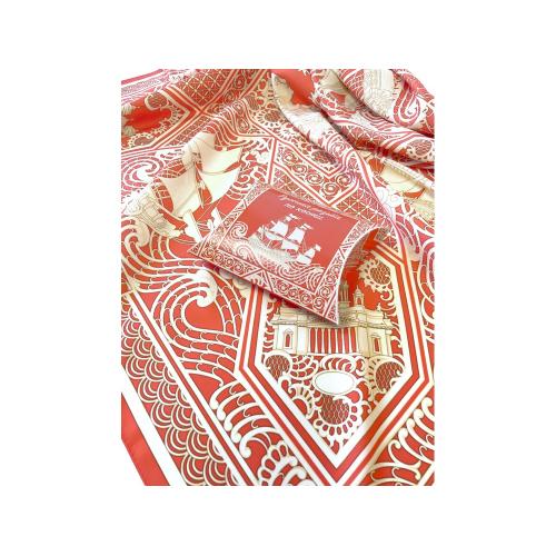 Платок Русская резьба по кости; - купить подарки с логотипом в Воронеже