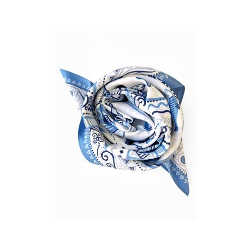 Платок Белое море. Мезень; - купить подарки с логотипом в Воронеже