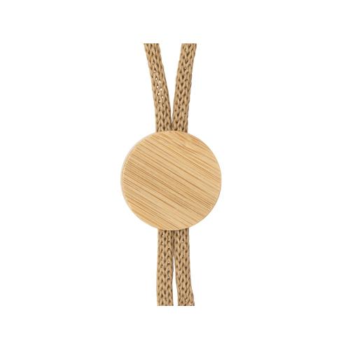 Ланъярд из бумаги с бамбуковой плашкой Franklinia; - купить необычные подарки в Воронеже