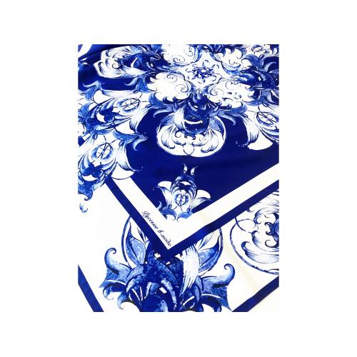 Набор: платок Гжель и свеча Птица счастья; - купить подарки с логотипом в Воронеже