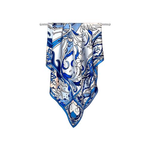 Платок Царевна-Лебедь 100% шелк; - купить именные сувениры в Воронеже