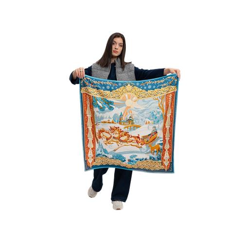 Платок Русская зима; - купить именные сувениры в Воронеже