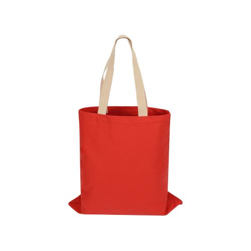 Сумка для шопинга Steady из хлопка с парусиновыми ручками, 260 г/м2; - купить именные сувениры в Воронеже