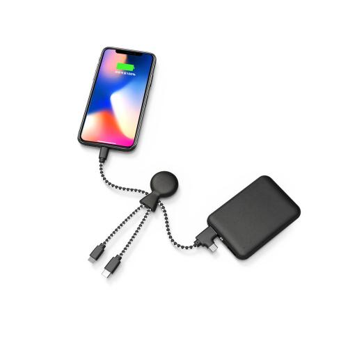 Портативное зарядное устройство BioPack c кабелем Mr. Bio, 5000 mAh; - купить именные сувениры в Воронеже