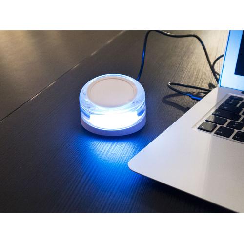 Док-станция с беспроводной зарядкой ILO; - купить подарки с логотипом в Воронеже