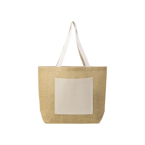 Сумка Jute джутовая с широким дном; - купить именные сувениры в Воронеже