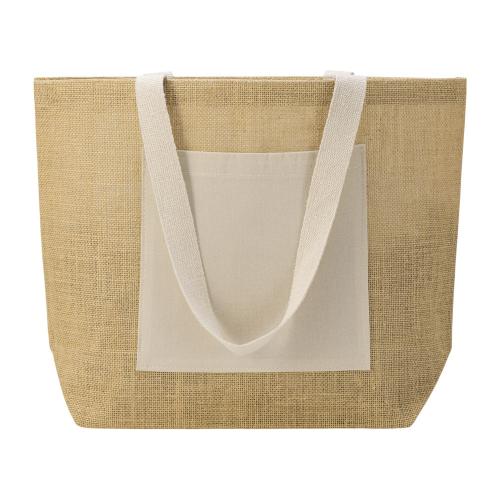 Сумка Jute джутовая с широким дном; - купить подарки с логотипом в Воронеже