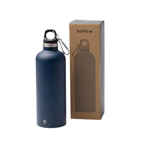 Бутылка LUWAK/ЛЮВАК из переработанной нержавеющей стали с карабином; - купить необычные подарки в Воронеже