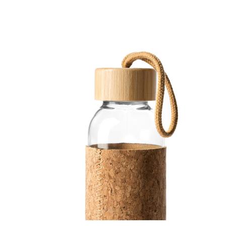 Бутылка стеклянная LAWAS в чехле из натуральной пробки, 500 мл; - купить необычные сувениры в Воронеже