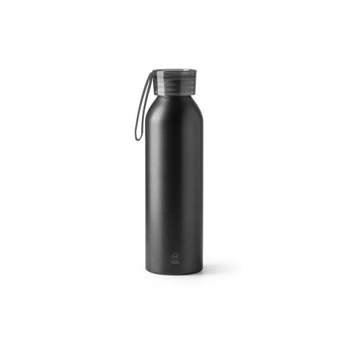 Бутылка LEWIK из переработанного алюминия, 600 мл, черный