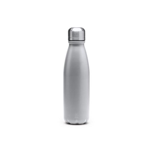Бутылка KISKO из переработанного алюминия, 550 мл, серебристый