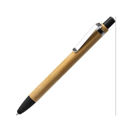Ручка-стилус шариковая NAGOYA с бамбуковым корпусом; - купить бизнесс-сувениры в Воронеже