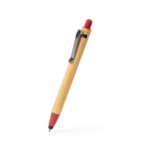 Ручка-стилус шариковая NAGOYA с бамбуковым корпусом; - купить бизнесс-сувениры в Воронеже