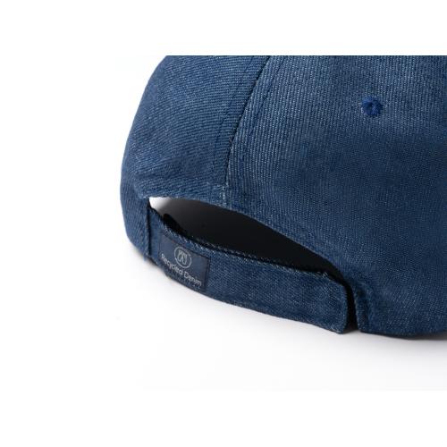 Бейсболка 6 панельная ISBUD из переработанной джинсовой ткани; - купить именные сувениры в Воронеже