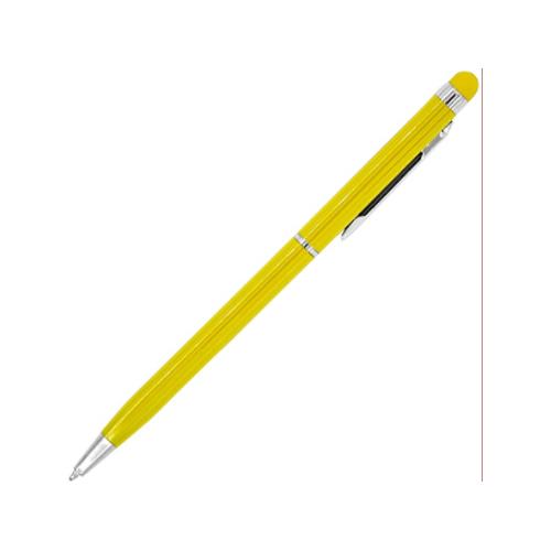 Ручка-стилус металлическая шариковая BAUME, желтый