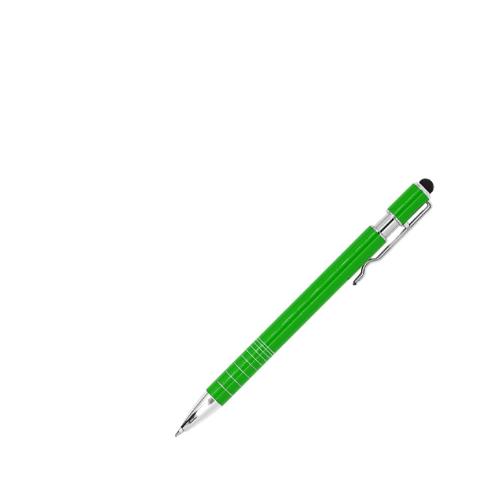 Ручка-стилус металлическая шариковая BORNEO, папоротник