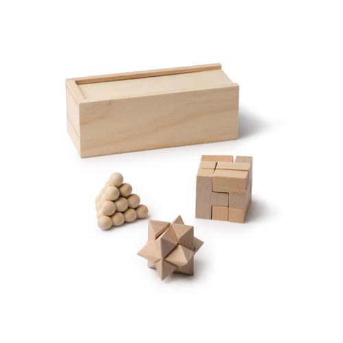 Набор головоломок Камушки из натурального дерева; - купить необычные подарки в Воронеже