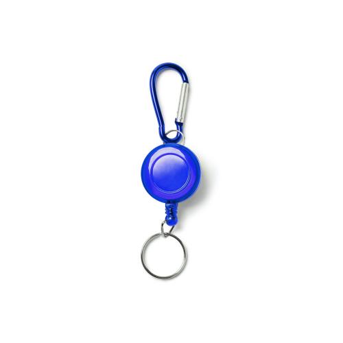 Брелок для ключей DOKI с карабином и выдвижным кольцом, королевский синий