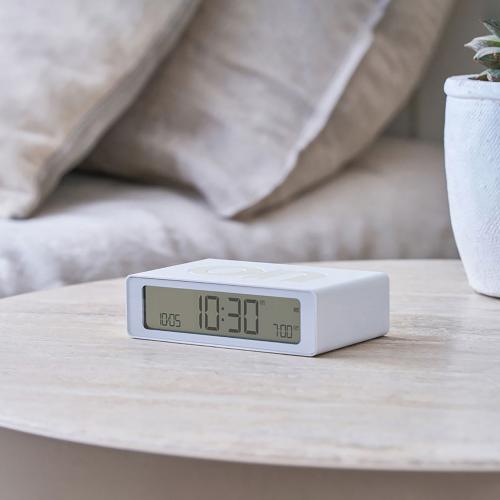 Часы настольные Flip Mini, белый