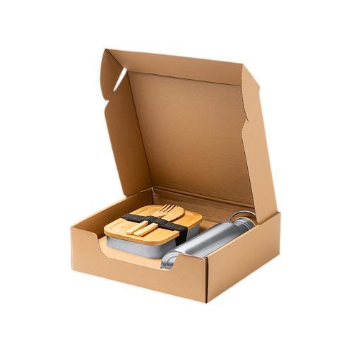 Набор с ланч-боксом и бутылкой BAGNER/БАГНЕР; - купить необычные сувениры в Воронеже