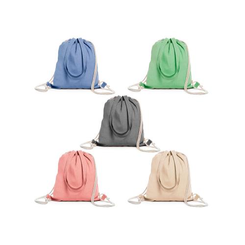 Рюкзак-мешок VARESE из переработанного хлопка; - купить необычные подарки в Воронеже