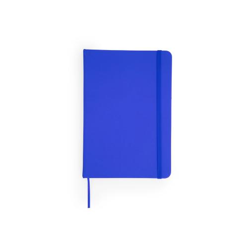 Блокнот А6 CORAL в твердой обложке из кожзама, королевский синий