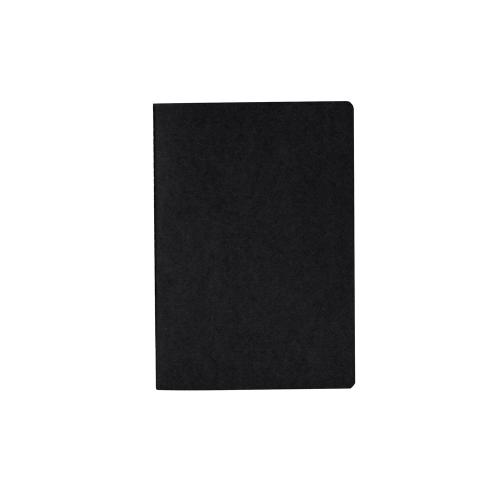 Блокнот А5 DANICA из переработанной бумаги, черный