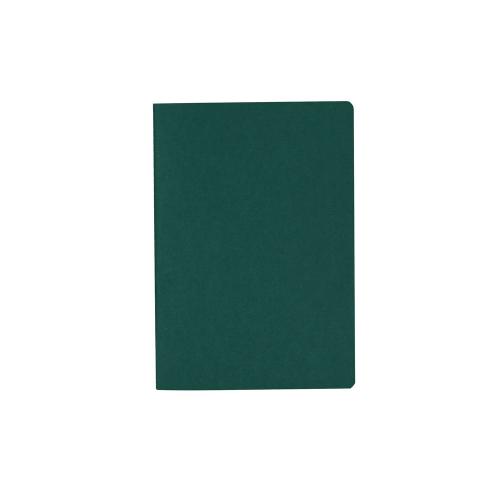 Блокнот А5 DANICA из переработанной бумаги, зеленый