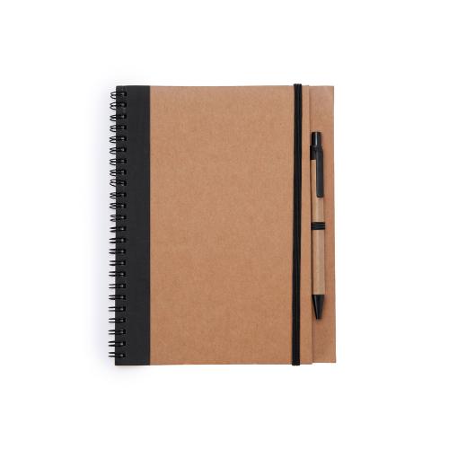 Блокнот А5+ ALANI с шариковой ручкой; - купить именные сувениры в Воронеже