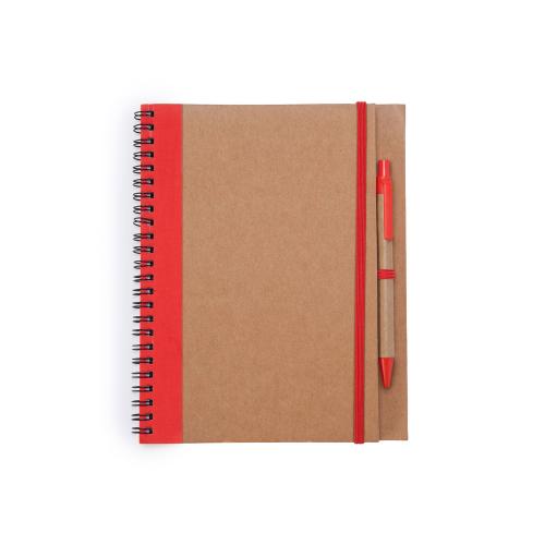 Блокнот А5+ ALANI с шариковой ручкой; - купить именные сувениры в Воронеже