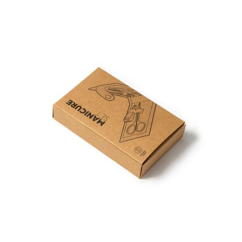Маникюрный набор PODOX в чехле из пробки; - купить подарки с логотипом в Воронеже