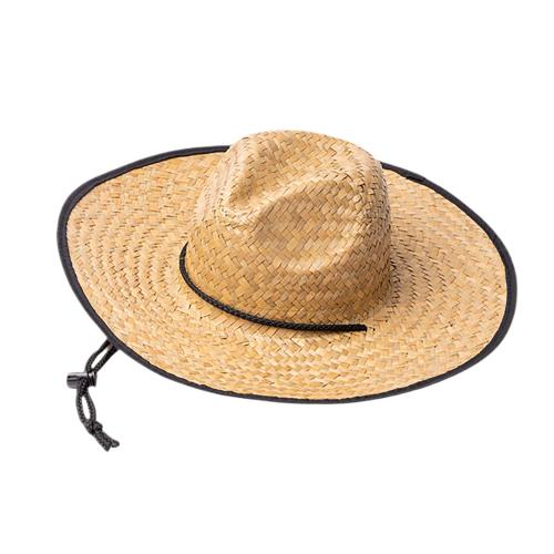 Шляпа из натуральной соломы MUNDAK/СИЕСТА с регулируемой завязкой; - купить необычные подарки в Воронеже