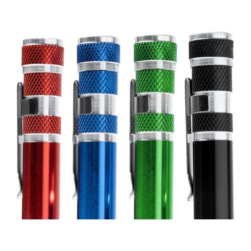 Алюминиевый мультитул BRICO в форме ручки; - купить подарки с логотипом в Воронеже