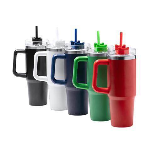 Термокружка Крэнстон с двойными стенками из переработанной нержавеющей стали; - купить необычные подарки в Воронеже