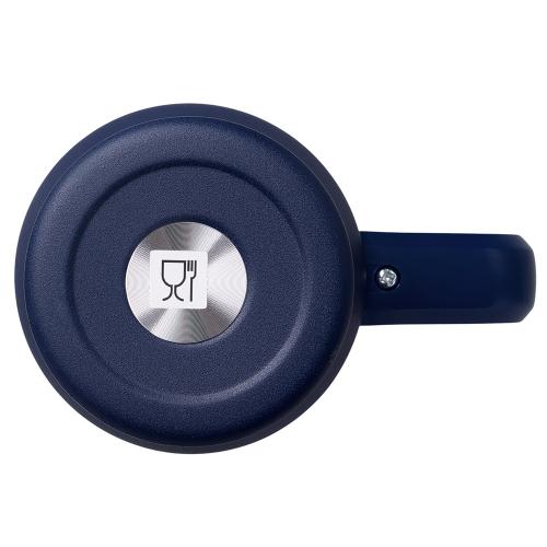 Термокружка Крэнстон с двойными стенками из переработанной нержавеющей стали; - купить подарки с логотипом в Воронеже