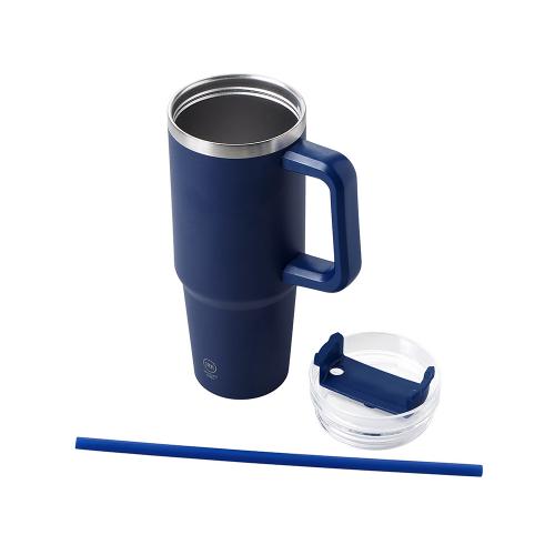 Термокружка Крэнстон с двойными стенками из переработанной нержавеющей стали; - купить необычные подарки в Воронеже