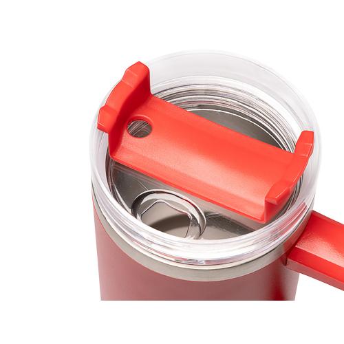 Термокружка Крэнстон с двойными стенками из переработанной нержавеющей стали; - купить именные сувениры в Воронеже