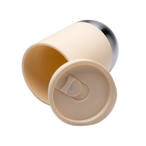 Термокружка LINDE с двойными стенками из переработанного полипропилена; - купить именные сувениры в Воронеже