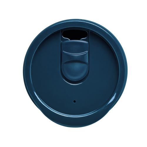 Термокружка LINDE с двойными стенками из переработанного полипропилена; - купить именные сувениры в Воронеже